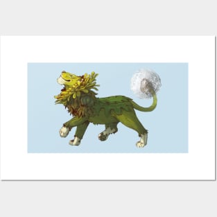 A dandy lion dandelion Posters and Art